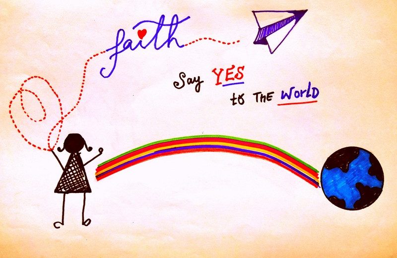 Blind date with world to #SayYesToTheWorld